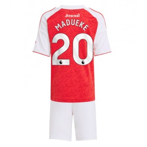 Arsenal Noni Madueke #20 Jalkapallovaatteet Lasten Kotipeliasu 2025-26 Lyhythihainen (+ Lyhyet housut)